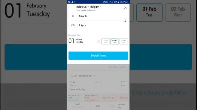 How Book Train Tickets Online When Seat Is 