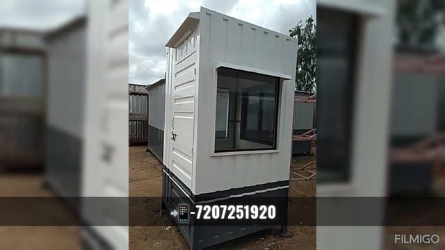 013-PORTABLE SECURITY CABIN#4'X4'X8'#60k#7207251920