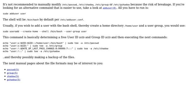 Ubuntu: How to add user without useradd command? (2 Solutions!!)