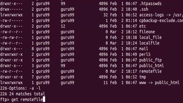 FTP, SSH, Ping in Linux 12