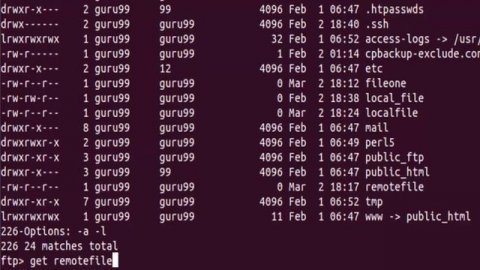 FTP, SSH, Ping in Linux 12
