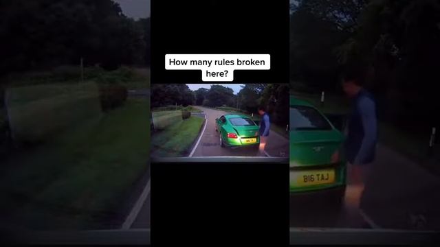 BENTLEY OWNER CRAZY ROAD RAGE