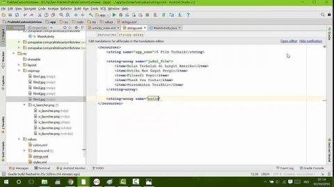 #17. Listview dengan Custom Adapter part 1