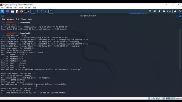 ETHICAL HACKING | KALILINUX | NMAP TOOL | PART 1