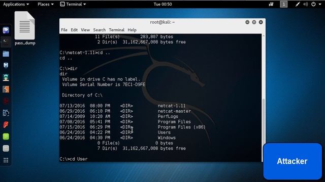 Netcat backdoor