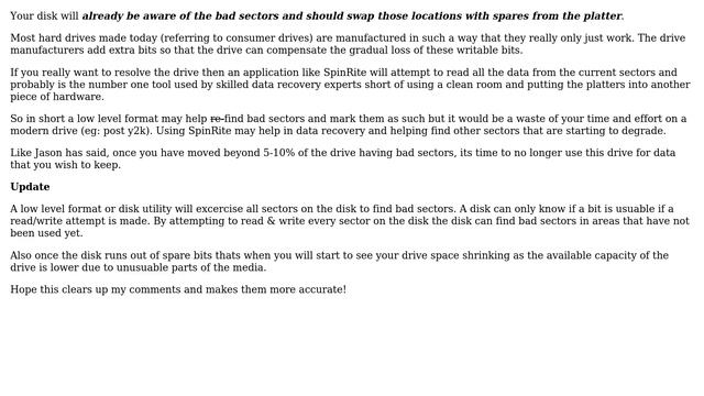 Will reformatting my hard drive fix bad sectors on it? (3 Solutions!!)