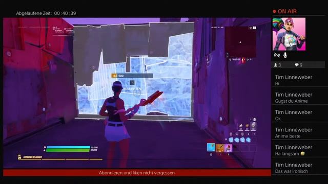 Fortnite live HyperX Alloy FPS rgb ASMR Chill Fortnite keybord live üben