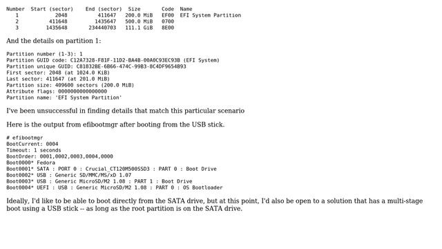 Unix & Linux: How can I get a new Fedora 19 install to boot on Intel NUC?