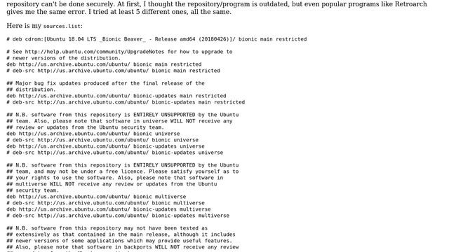 Ubuntu: "Release file is not valid yet" and other errors when running apt-get update