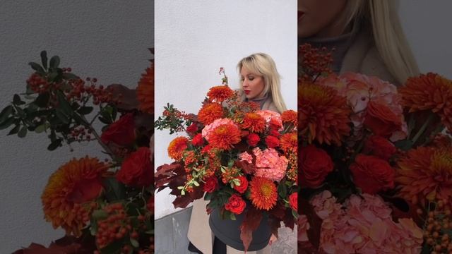 Осенняя композиция в шляпной коробке от FlorGazm.ru