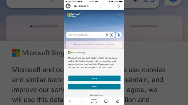 How to install EDGE browser app on iPhone?