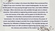 Life Lessons from The Immortal Life Of Nikola Tesla