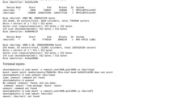 Ubuntu: Issues mounting external FAT32 HDD in 14.04