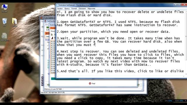 How to recover data from disk by GetDataforNTFS/FAT