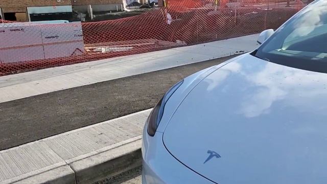Frank's Messy Tesla Checks Home Building at Royal Bay. Colwood BC