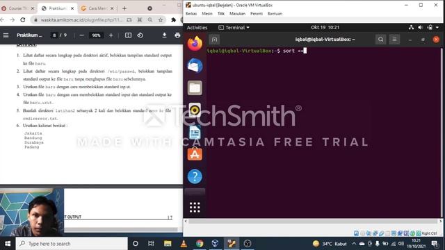 Tugas Praktikum 2= Operasi Input Output SO Linux