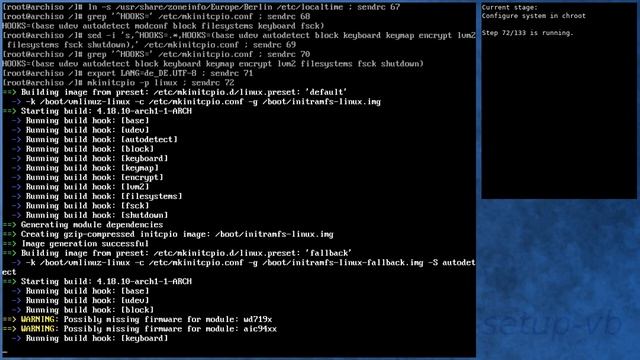 Arch Linux installs fine from archlinux-2018.10.01-x86_64.iso (kernel 4.18.9-arch1-1)
