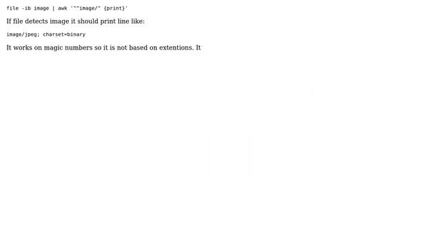 Unix & Linux: How to find image files by content? (5 Solutions!!)