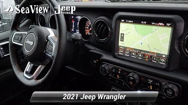 Certified 2021 Jeep Wrangler Unlimited Sahara High Altitude, Ocean Township, NJ MW659050
