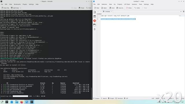 How to install RubyMine on KDE Neon