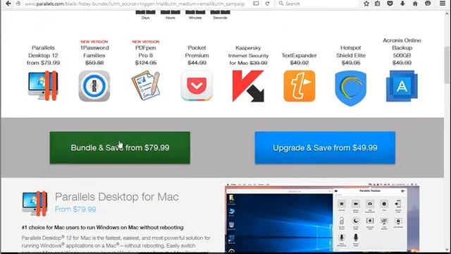Parallels Bundle for 2016 Black Friday: $430 Savings!