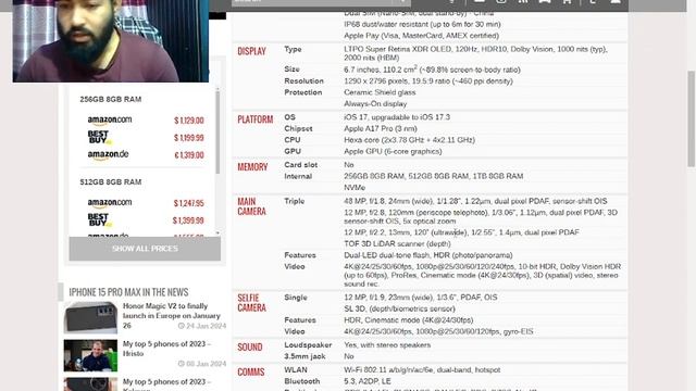 iphone 15 Pro Max details in Bangla Review