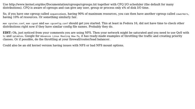 DevOps & SysAdmins: Limit Hard Drive Write Speed by User in Linux (3 Solutions!!)