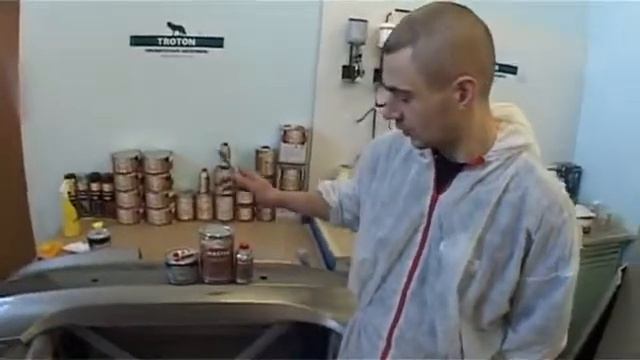 покраска автомобиля видео часть 2