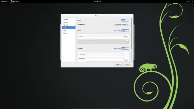 Accessing Network Settings and Manage Connections in SUSE Family System