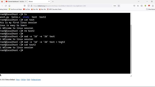 SED BASICS, SED TUTORIAL, SED - LINUX , DELETING LINES FROM TEXT FILE