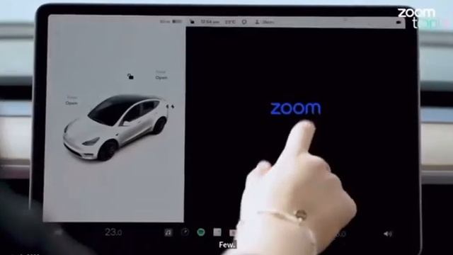 Zoom официально объявила, что приложение появится в программном обеспечении Tesla.