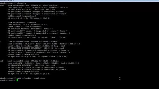 Linux - ifconfig Command - w3resource