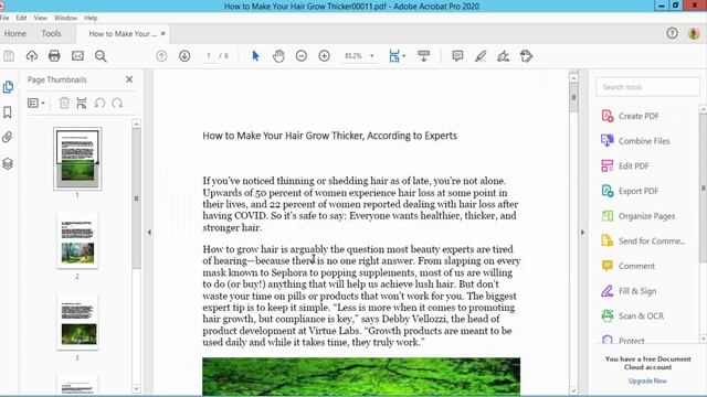 How to Export Images from PDF with Adobe Acrobat Pro 2020