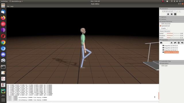 Cartwheel 3D - Linux Version: Basic Editor Test