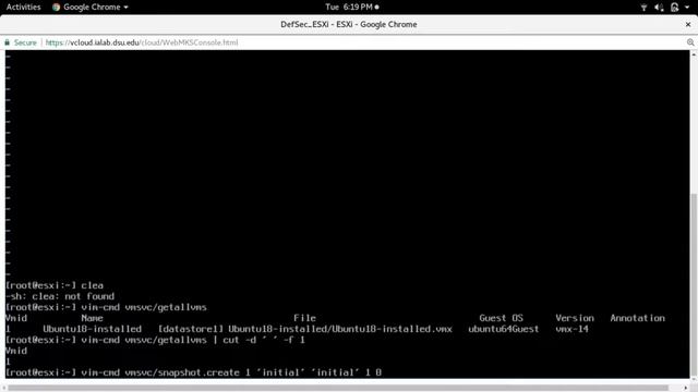 1/22/19 - ESXi