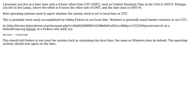How can I sync the time on my dual-boot setup with Windows and (Fedora) Linux? (4 Solutions!!)
