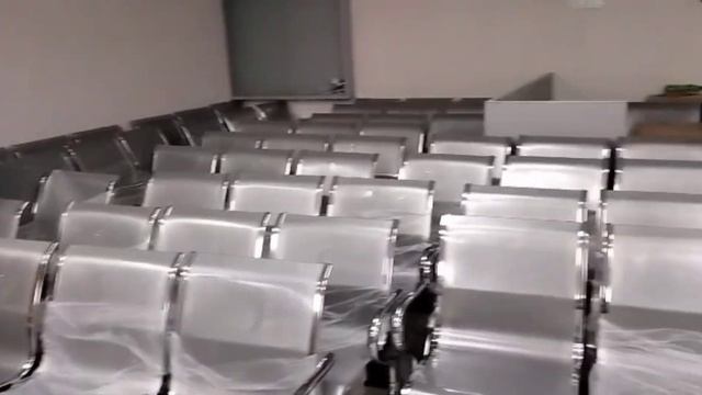 Three Seater Chrome Plated Waiting Chair/ We are Manufacturer any requirement Pls Call on9820800875