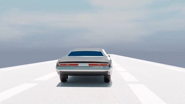 1970s Dodge Challenger (3D Turntable Model)