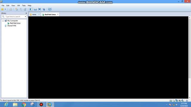 linux OS installation by virtual machine