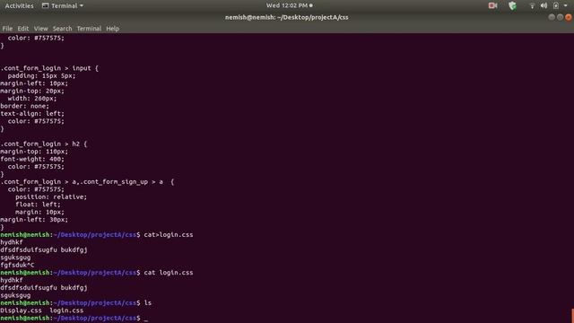 Linux Basic cmd tutorial for beginner :  file manipulation tutorial for linux