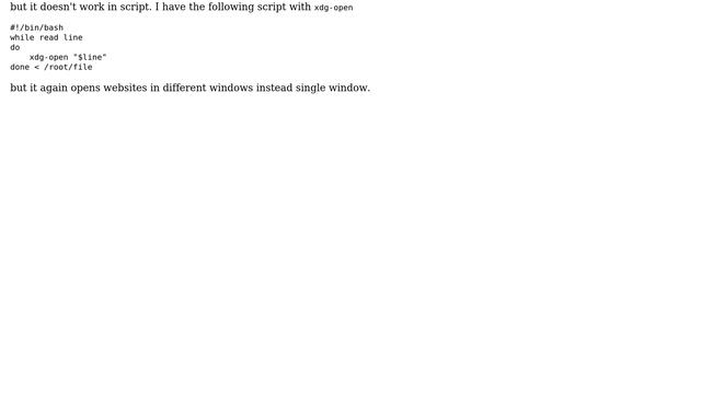 Unix & Linux: Open multiple websites one after another in one firefox window only (2 Solutions!!)