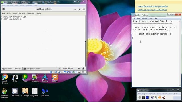 Suse Linux - Vim & Vim Tutor