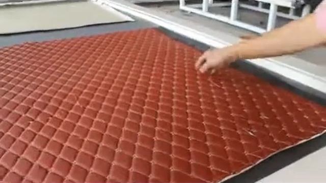 AccTek CNC Vibrating Knife Cutting Not Laser Car Seat Cutting Machine