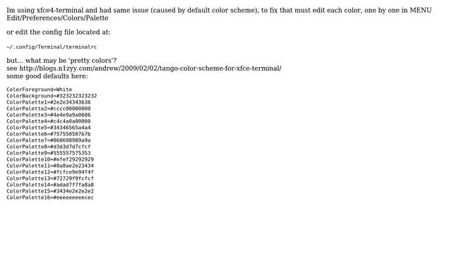 Xubuntu 12.04 Changing midnight commander colours (2 Solutions!!)