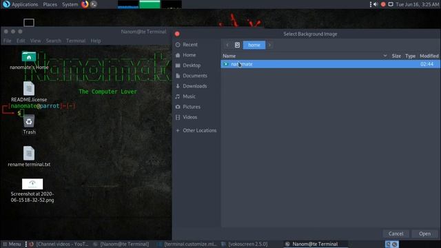 How to customize terminal background in Linux in Bangla Part-05 | Terminal Background Customization