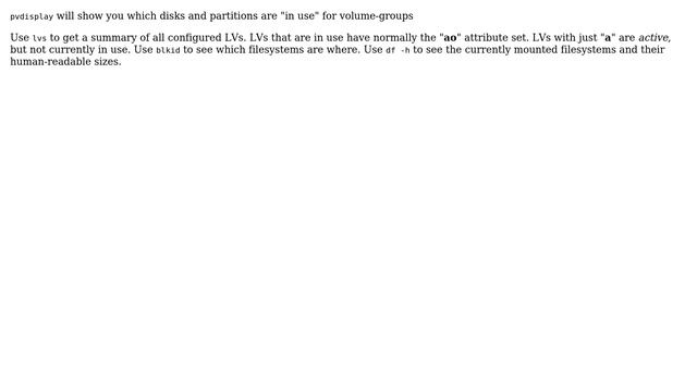 Unix & Linux: How to check for disk in use on rhel? (4 Solutions!!)