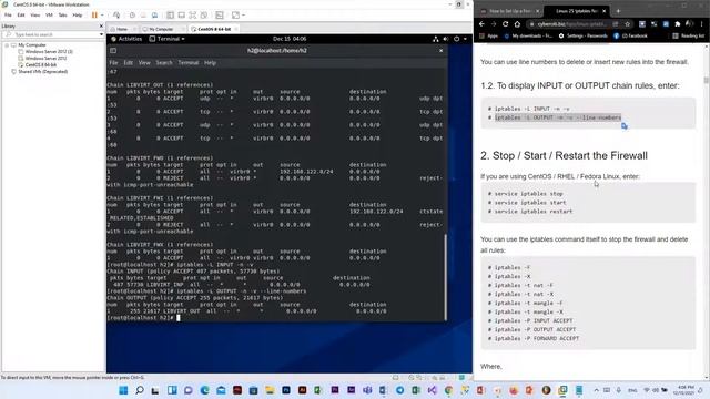 Firewall in Linux (CentOS8) Speak Khmer