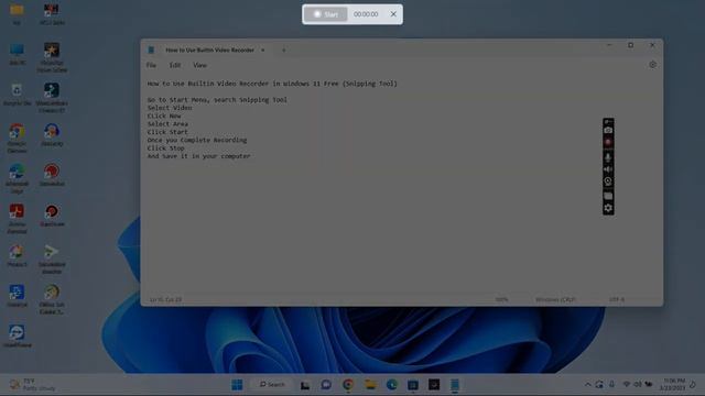Free Screen Recorder in Windows 11 | No Watermark | Snipping Tool Update