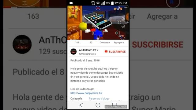 Un tutorial para descargar super mario 64 para android 👍👍👍