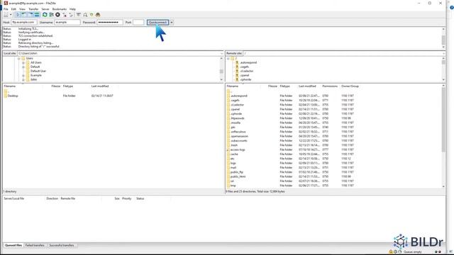 71 How to Create or Delete a Directory Using the FileZilla FTP Client